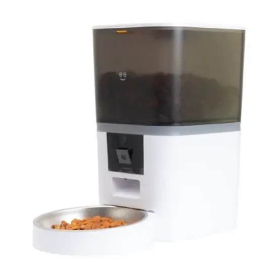 Geeni PetConnect Feeder + CAM 6L Smart Pet Feeder with Camera: Automated, App-Controlled, Treat Dispenser image {2}