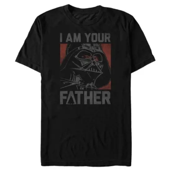 Men's Star Wars I Am Your Father Darth Vader Retro Portrait T-Shirt image {4}