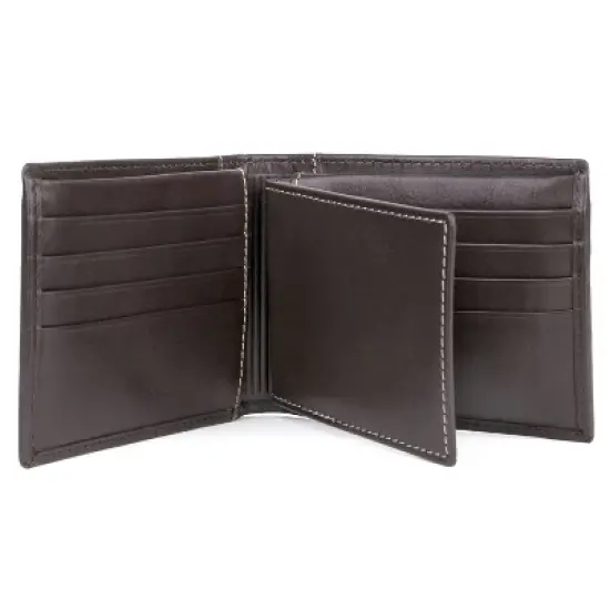 J. Buxton Sandokan Convertible Thinfold Wallet & Removable Card Case - Brown image {2}