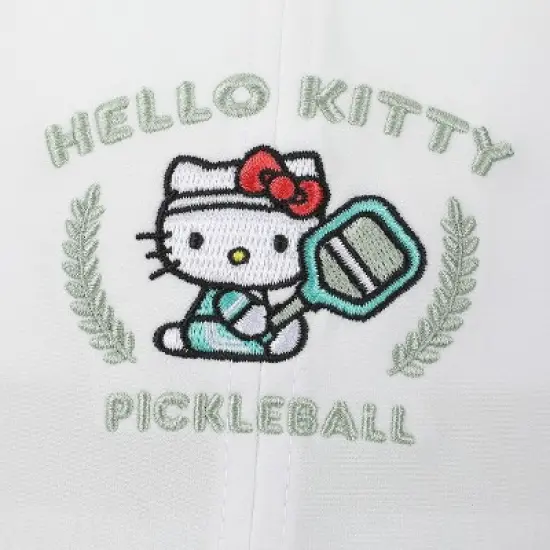 Hello Kitty Pickleball Elite Flex Women's White Unstructured Baseball Cap image {6}