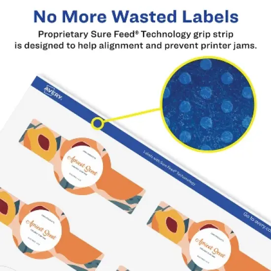 Avery 1-1/2" x 3-1/2" Waterproof Wraparound Labels, 250 Labels image {3}