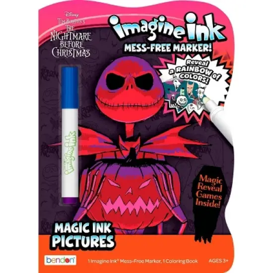Nightmare Before Christmas Shaped Imagine Ink Book image {5}