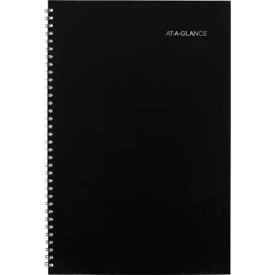 DayMinder Monthly Planner, Academic Year, Ruled Blocks, 12 x 8, Black Cover, 14-Month: July 2025 to Aug 2026 image {2}