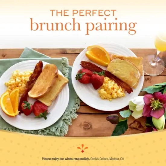 Cook's Mango Mimosa California Sparkling White Wine - 750ml Bottle image {2}