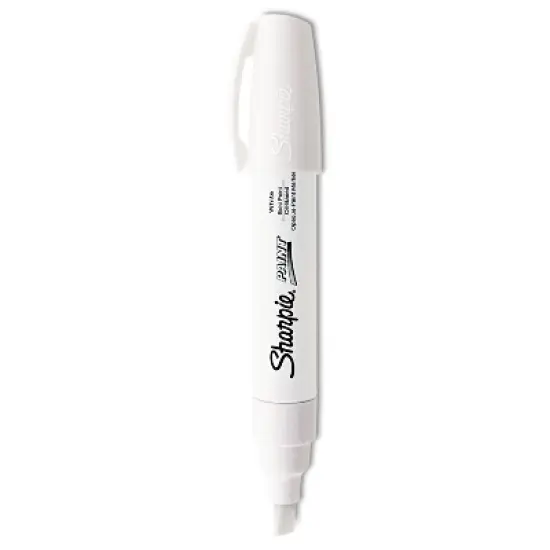 Sharpie Paint Marker Wide Point White 35568 image {2}