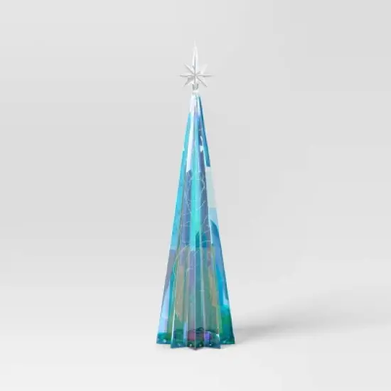 18.75" Christmas Iridescent Tree with Star - Wondershop&trade; image {2}
