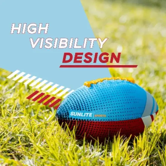 Sunlite Sports Waterproof Football, Outdoor Play, for Pool Beach Lake Park Water Toy, for Kids Children Teens Adults, Family Fun - Blue image {4}