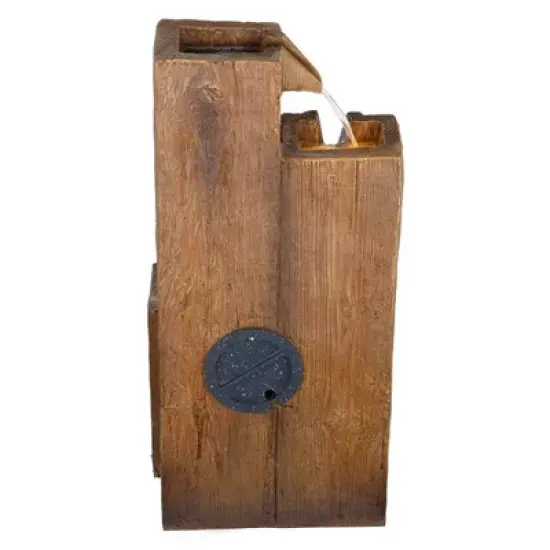 Design Toscano Old Trail Post Cascading Waterfall Garden Fountain image {4}