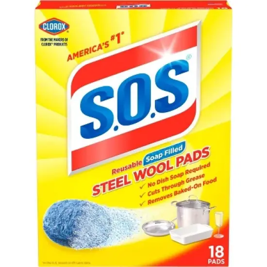 Clorox Steel Wool Soap Pads - 18ct image {14}