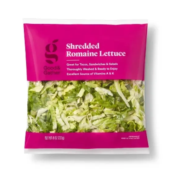 Fresh Shredded Romaine Lettuce - 8oz - Good & Gather&trade; image {3}