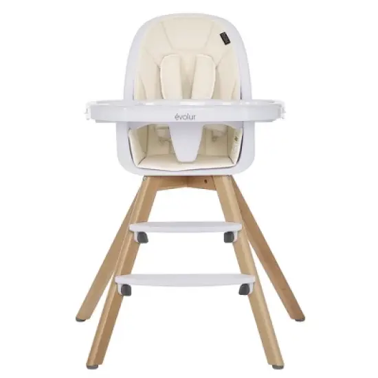Evolur Zoodle 2 in 1 Baby High Chair, Easy to Clean, Removable Tray, Compact and Portable Convertible High Chair for Babies and Toddlers image {17}