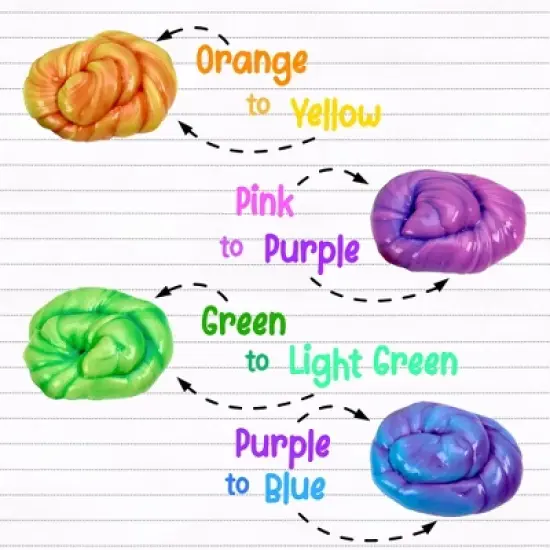 Playbees Heat Color Change Putty - 4pk - 2 Oz. image {2}