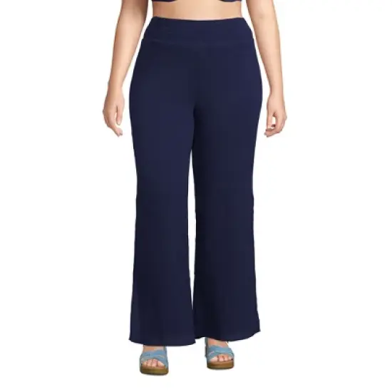 Lands' End Women's Cotton Gauze Swim Cover-up Pants image {2}