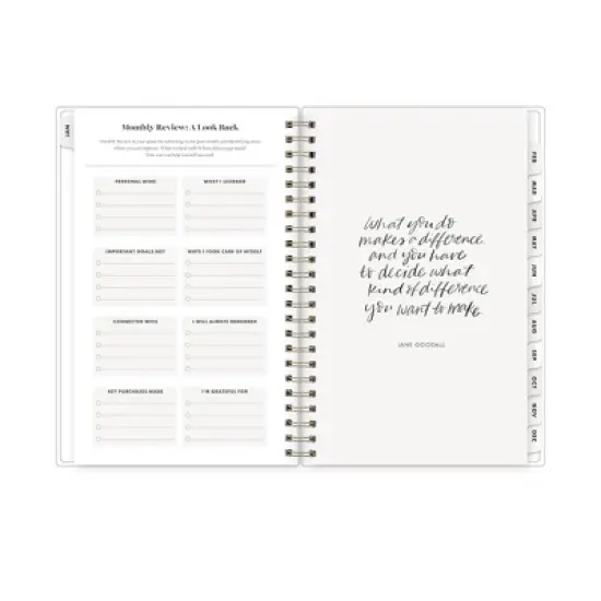 The Everygirl x Day Designer 2024 Planner 5"x8" Weekly/Monthly Senegal Tan image {7}