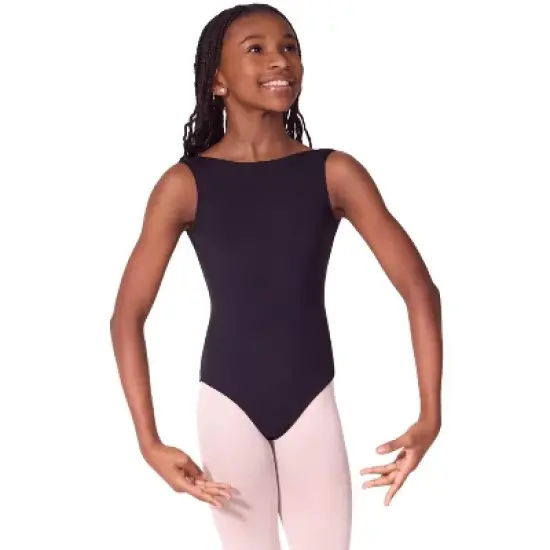 Capezio Girl's Soft Elegance Boatneck Leotard - Tween image {4}