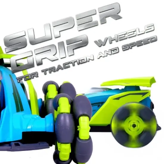 Contixo SC4 RC Car with 360&deg; Rotating, Blue Smoke, One-Key Demonstration, Realistic Sounds & Lights, with 360&deg; Rotating, Blue Smoke image {9}