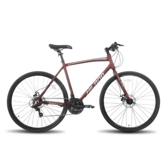 HILAND Clifford 700C Hybrid Bike, 21 Speeds Urban City Commuter Bicycle image {11}