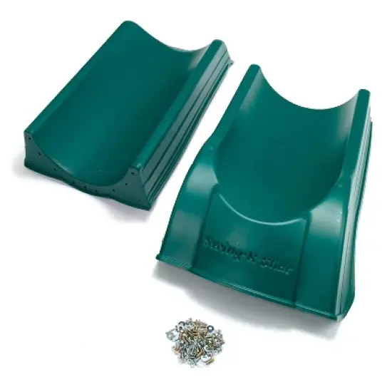 Gorilla Playsets 2-Piece Summit Slide - Mounts to 4-ft Deck Height image {1}