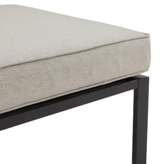 Clark Outdoor Steel Right Side Loveseat Taupe/Matte Black - Crosley image {8}