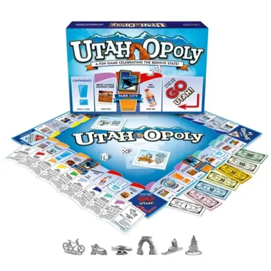 Late For The Sky: Utah-Opoly Monopoly Board Game image {5}