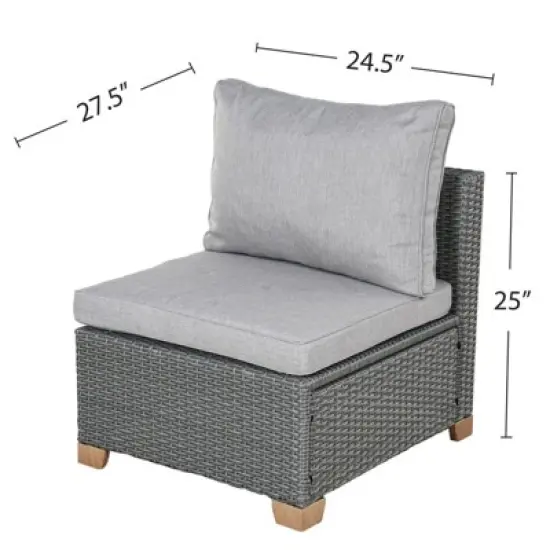 GRANDPATIO Wicker Outdoor Patio Sofa image {2}