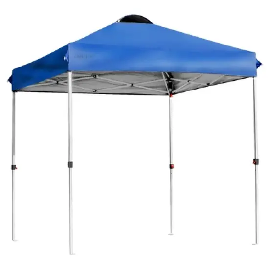6x6 FT Pop Up Canopy Tent Camping Sun Shelter W/ Roller Bag image {7}