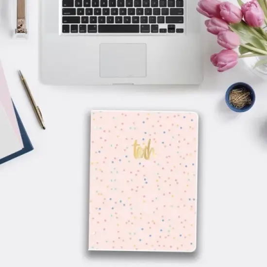 Blue Sky 8.5"x11" 2025-2026 Monthly Teacher Lesson Stapled Planner Clear Cover Mira Pink, Teacher Supplies image {1}