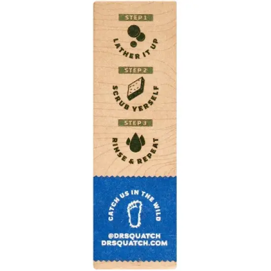 DR. SQUATCH Men's All Natural Bar Soap - Fresh Falls - Clean Breeze Scent - 5oz image {3}