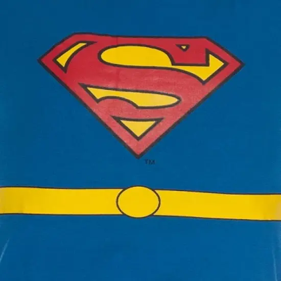 DC Comics Boys Classic Superman Outfit Costume Kids Pajama Set image {2}