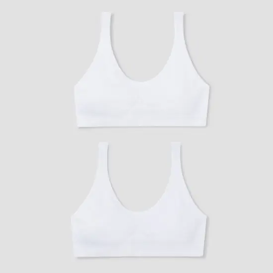 Hanes Girls' 2pk Pullover Bra image {4}