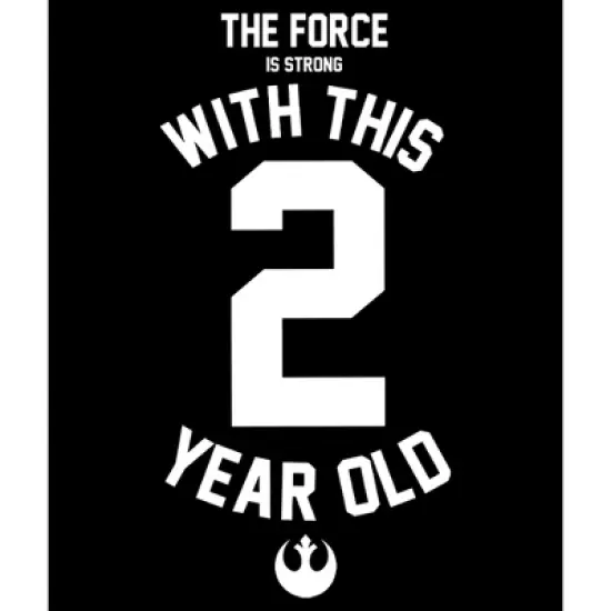 Toddler's Star Wars Force Is Strong With This 2 Year Old T-Shirt image {1}
