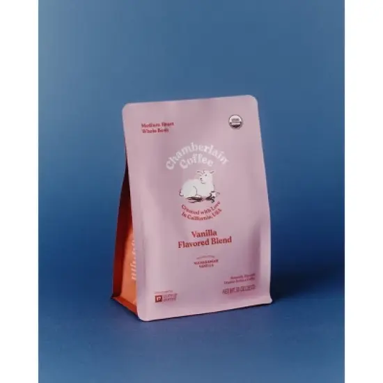 Chamberlain Coffee Organic Fluffy Lamb Vanilla Blend Medium Roast Ground Coffee - 10oz image {5}