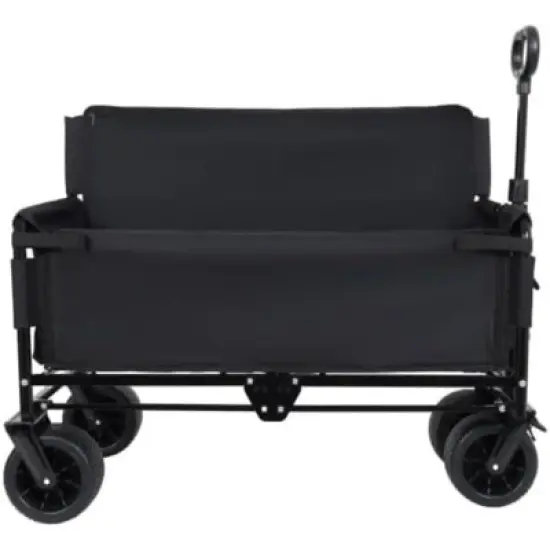 FATMOON 3-in-1 Heavy-Duty Folding Wagon Cart with All-Terrain Wheels & 180L Storage for Beach Camping Families & Outdoor Enthusiasts image {3}