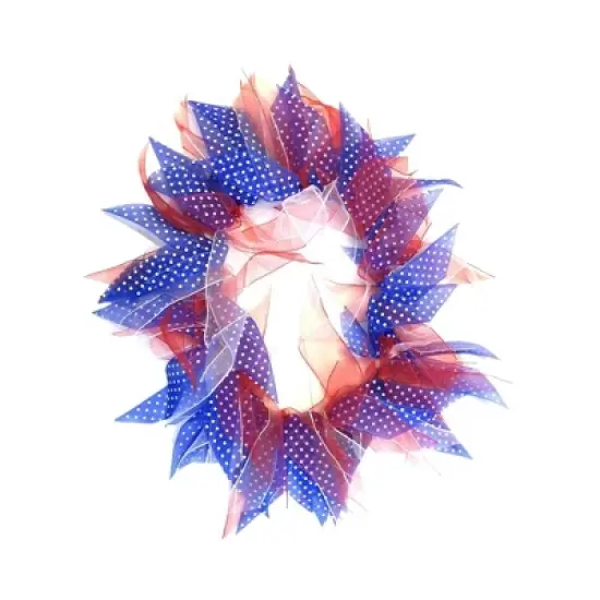 Midlee Patriotic Dots 4th of July Dog Collar image {6}