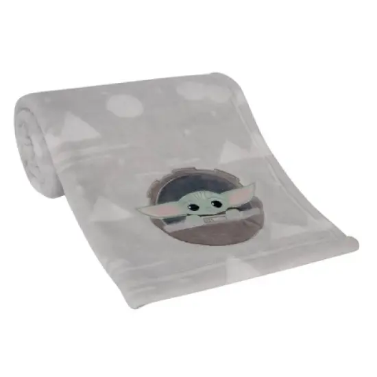 Lambs & Ivy Star Wars The Child/Baby Yoda Appliqued Fleece Baby Blanket image {2}