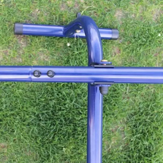 137.80&ldquo;Metal Swing Set w/ Slide image {7}