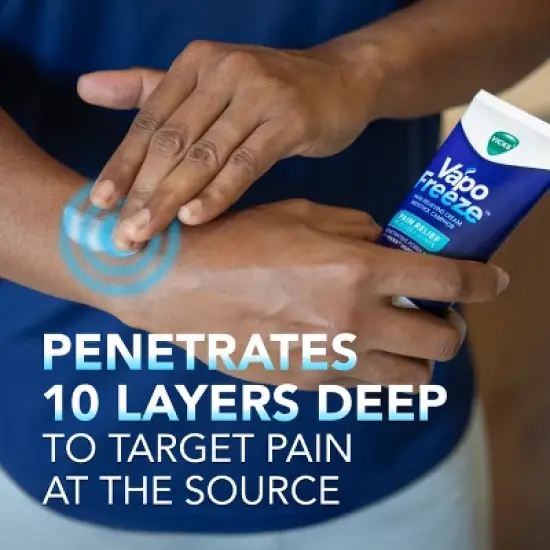 Vicks Vapo Freeze Pain Reliever Cream - 3oz image {5}