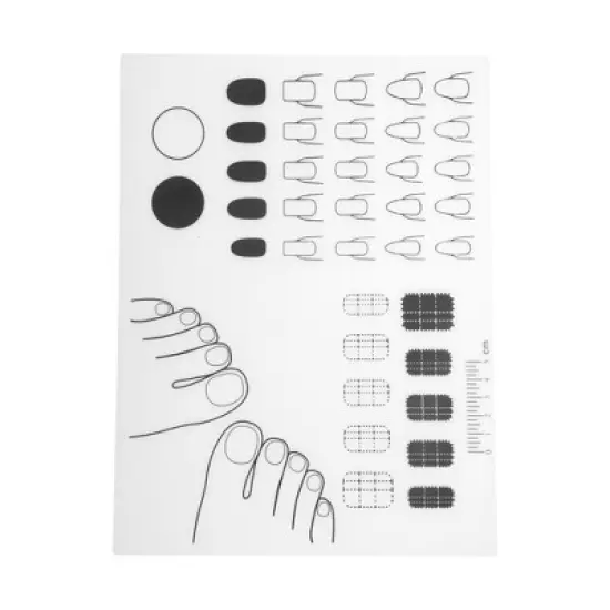 Unique Bargains Foldable Nail Art Stamping Mat 1 Pc image {5}