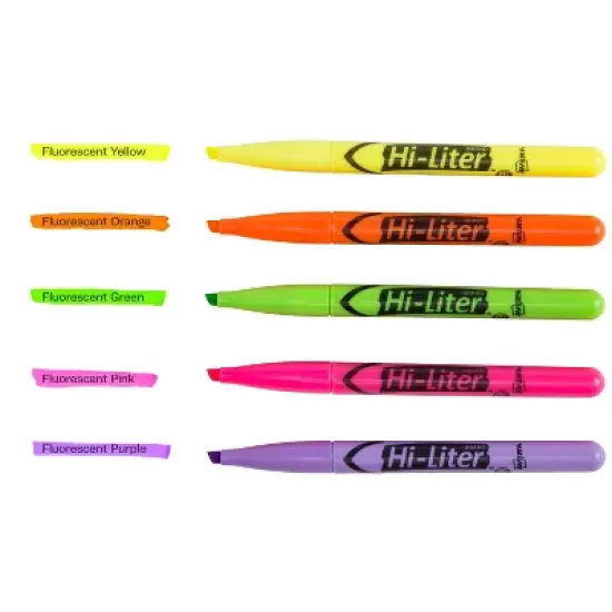 Avery Pen-Style Highlighters, 6 Assorted Colors Per Pack, 4 Packs, 24 Highlighters Total (23565) image {8}