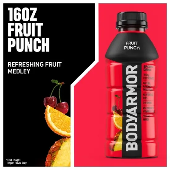 BODYARMOR Fruit Punch - 16 fl oz Bottle image {2}
