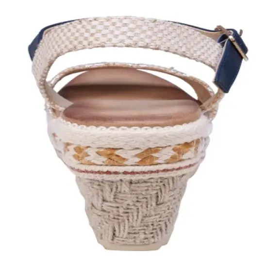 GC Shoes Lauren Slingback Espadrille Wedge Sandals image {2}