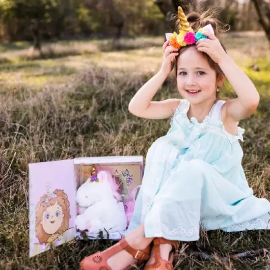 Tickle & Main Magical Unicorn Gift Set, 3-Piece Set, Unicorn Stuffed Animal for Girls 2 Years Old and Above image {4}