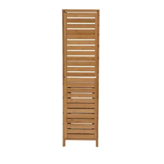 Bracken Tall Cabinet Natural - Linon image {5}