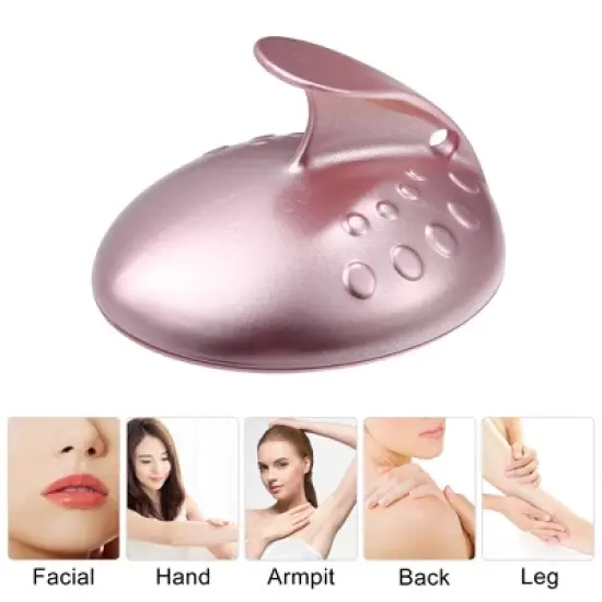 Unique Bargains Hair Eraser for Women and Men Hair Removal Tool for Arms Legs Painless Exfoliation Pink 1 Pcs image {5}
