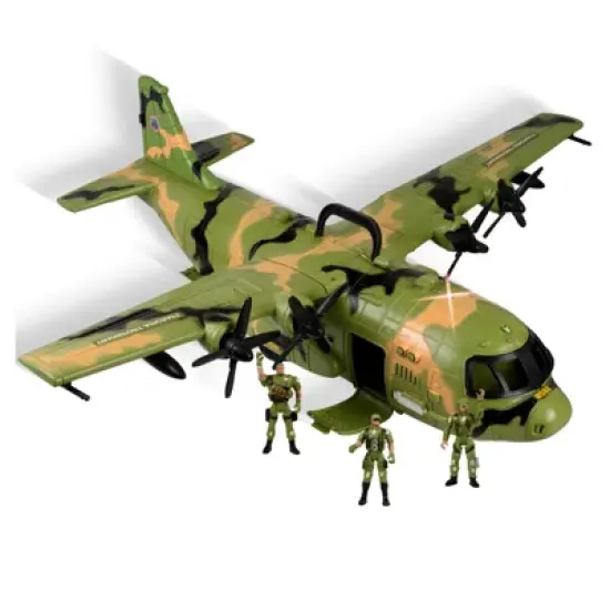 Ready! Set! Play! Link Military Combat Airforce Airplane C130 With Lights And Sound image {1}