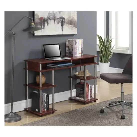 Designs2Go No Tools Student Desk with Shelves - Breighton Home image {2}