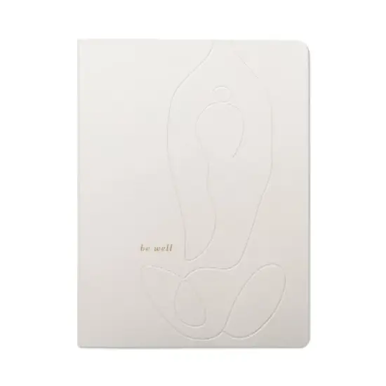 Ruled Journal 6"x8" Vegan Leather Be Well - DesignWorks Ink: Lined Notebook for Adults, Ribbon Marker, 192 Pages image {7}