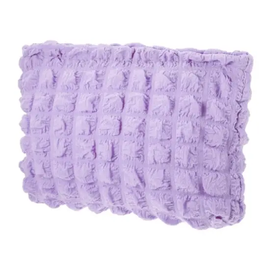 Unique Bargains Bubble Cloud Checkered Zipper Makeup Bag 1 Pc image {7}