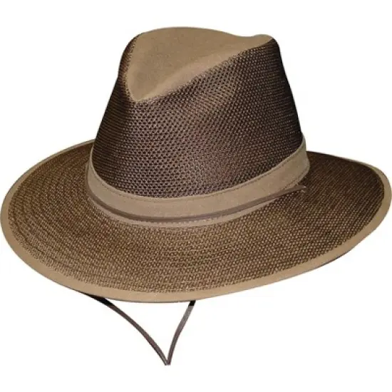Henschel Men's Polycotton Packable Mesh Breezer Safari Hat image {6}