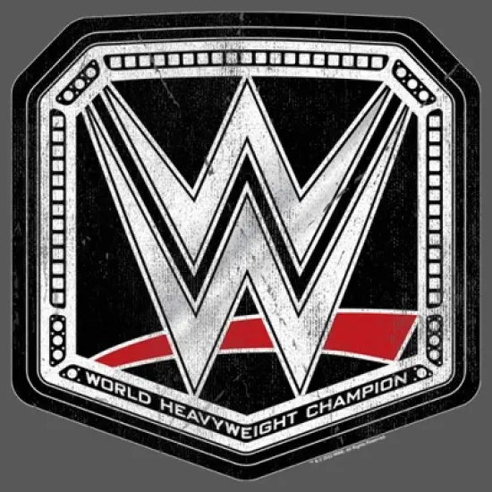 Girl's WWE World Heavyweight Champion Logo T-Shirt image {1}
